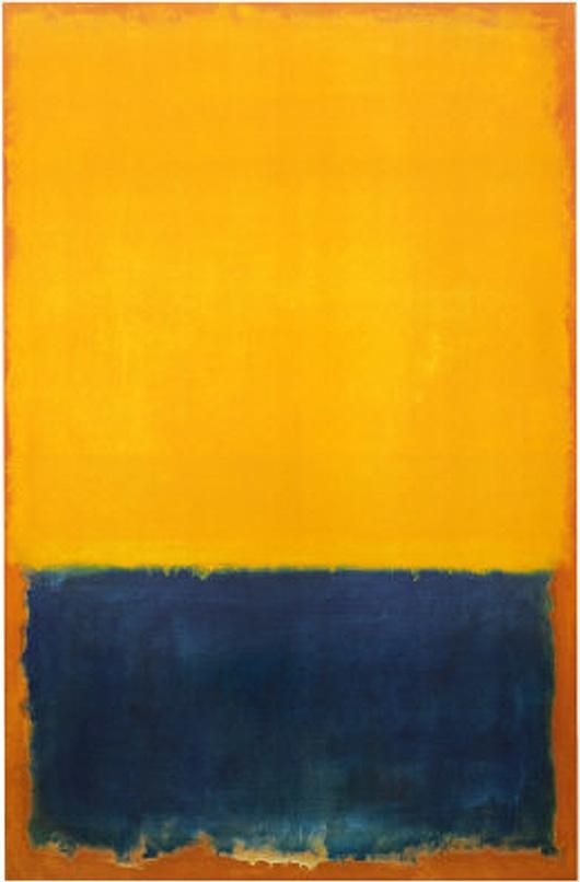 Mark Rothko Yellow and Blue2